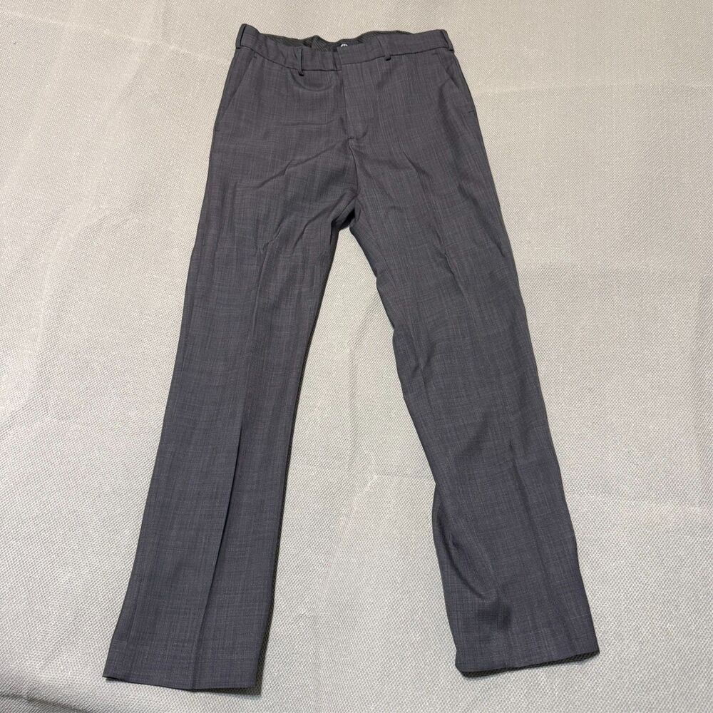 Dockers Mens Dress Pants Size 32/32 Pleated Slacks Hook & Loop Made In Egypt